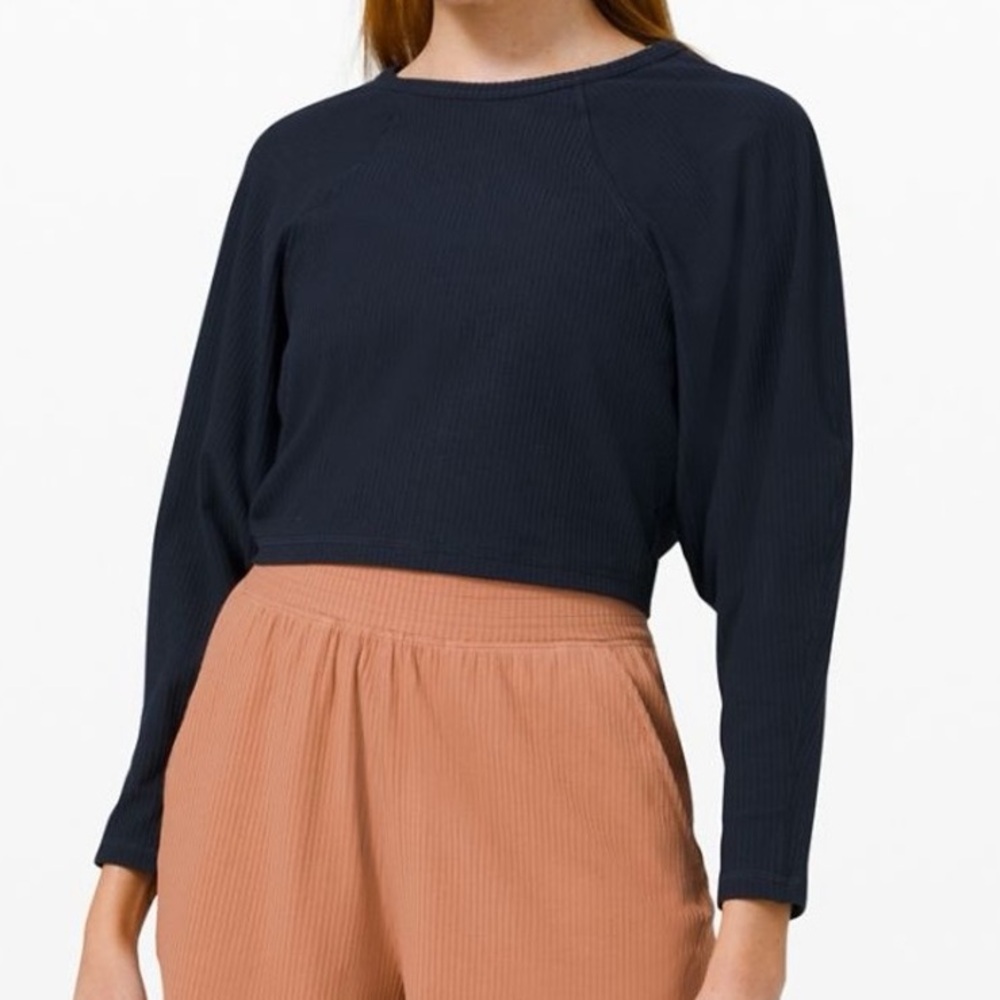 lululemon athletica Navy Long Sleeve Tee